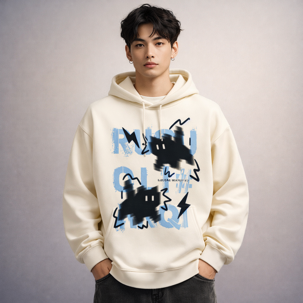 Cloudbyte Static Hoodie — Sand